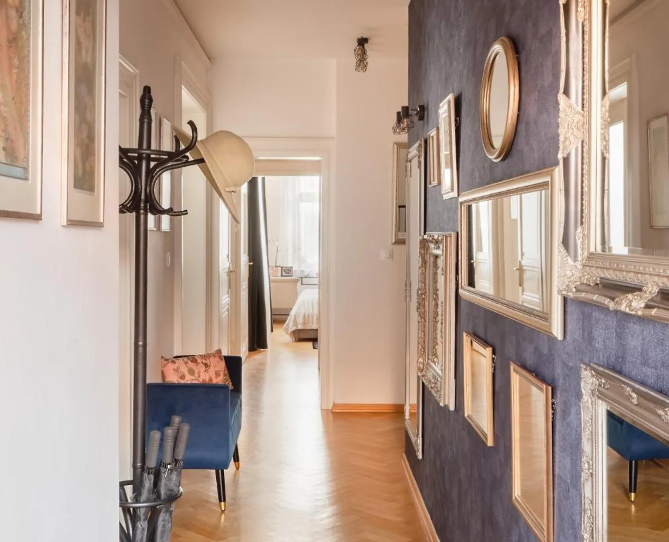 Decadent Art Deco Balcony Apartment In Old Town Czech Republic